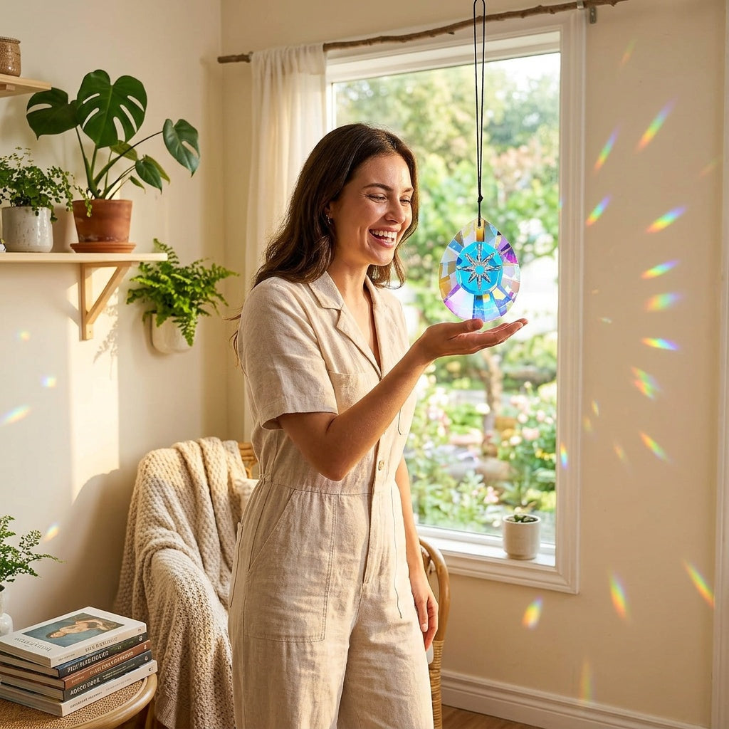 Crystal Rainbow Sun Catcher