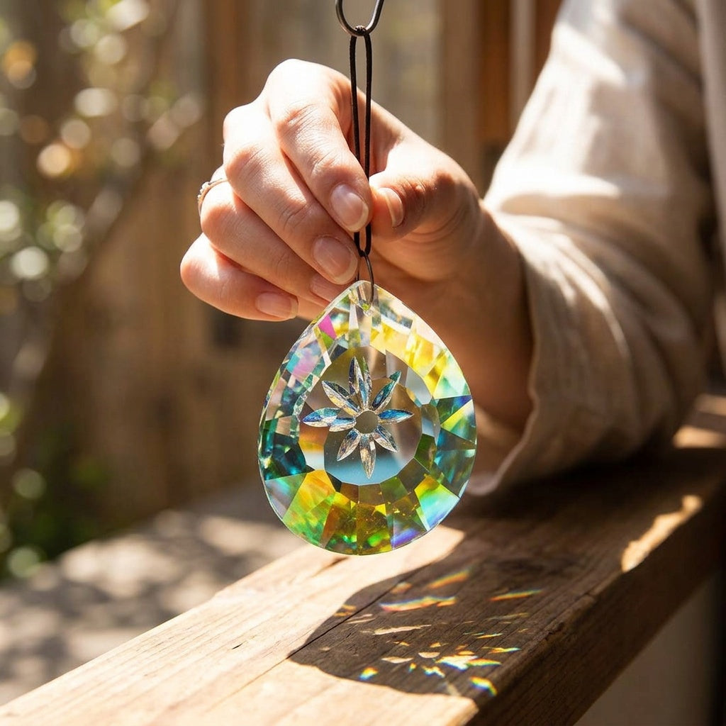 Crystal Rainbow Sun Catcher